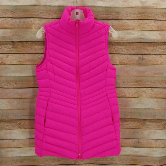 Lands' End Jackets & Coats Lands End Long Line Down Fill Quilted